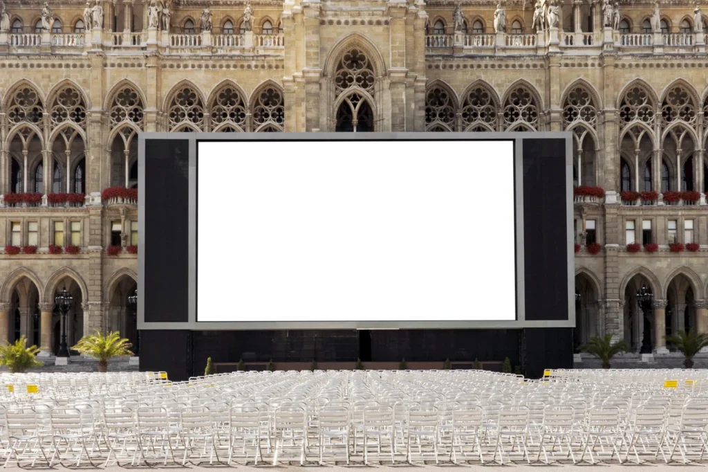 Maxischermo per evento
