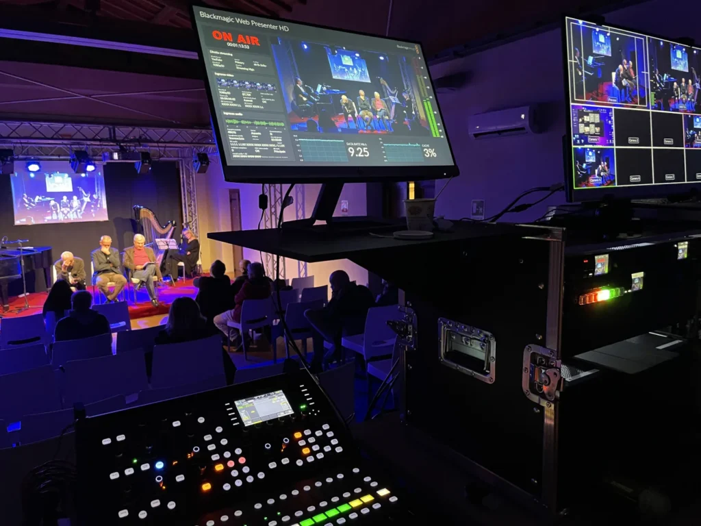 Live streaming evento a roma